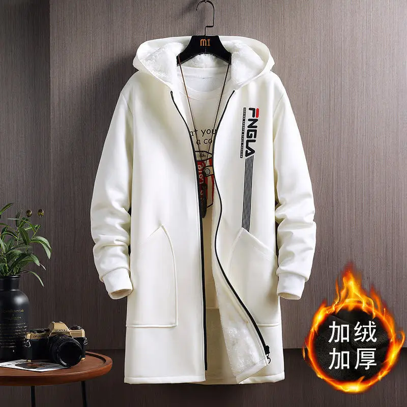 Men&#39;s coat autumn hooded Korean version of the trend of handsome casual coat wit - £235.22 GBP