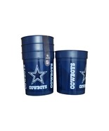Dallas Cowboys NFL 4-Pack 25 Oz Team Logo Plastic Tumbler Party Cups Navy - €18,57 EUR