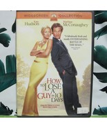 DVD How to Lose a Guy in 10 Days Kate Hudson Matthew McConaughey Widescreen - £1.59 GBP