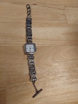 Brighton Santa Rosa Ladies Wristwatch Silver Plate Bracelet Watch - $33.66