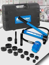 Amzcnc Hydraulic Knockout Punch Electrical Conduit Hole Cutter Set Ko To... - £92.38 GBP