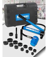 Amzcnc Hydraulic Knockout Punch Electrical Conduit Hole Cutter Set Ko To... - £91.06 GBP