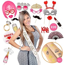 Bachelorette Party Supplies Favors Bridal Shower Decorations Sash Veil Gifts  - £13.15 GBP