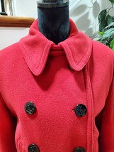American Living Women&#39;s Red Wool Long Sleeve Double Breasted Peacoats Size XL - £38.32 GBP