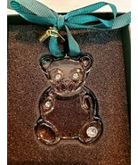 Kate Spade NY 2019 Baby&#39;s First Snow Ornament Teddy Bear Crystal Christm... - $25.00