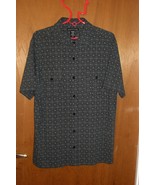 VTG Mens Sexy Muscle Fitted Stretch Structure shirt M 38-40 abstract des... - $384.85 MXN