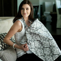 Nursing Cover Coverup for Breastfeeding Privacy Extra Wide Cover-up Grey... - £7.40 GBP