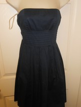Cute Teeze Me Navy Blue Halter Dress size 5 high midriff zipper back w/ ... - £6.04 GBP