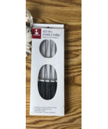 Roshco Set Of 6 Fondue Forks Plastic Handle Heat Resistant Dining Essent... - $5.87