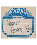 Ted Nugent Concert Backstage Pass December 29 1978 Richfield Ohio - £27.45 GBP