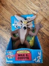 Wile E Coyote Looney Tunes Plush 1994 TYCO PLAYTIME Warner 8.5&quot; With Box - £34.92 GBP
