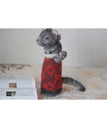 Knitted Animal Cat/Suffed Animal Cat/Tabby Cat/Stuffed Tabby Cat/Tabby C... - $187.56 CAD