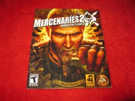 Mercenaries 2 World in Flames : Playstation 3 PS3 Video Game Instruction Booklet - £1.59 GBP