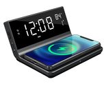 Supersonic SC-6025QI Dual Alarm Clock with Wireless Charger, Smart Night... - $35.05