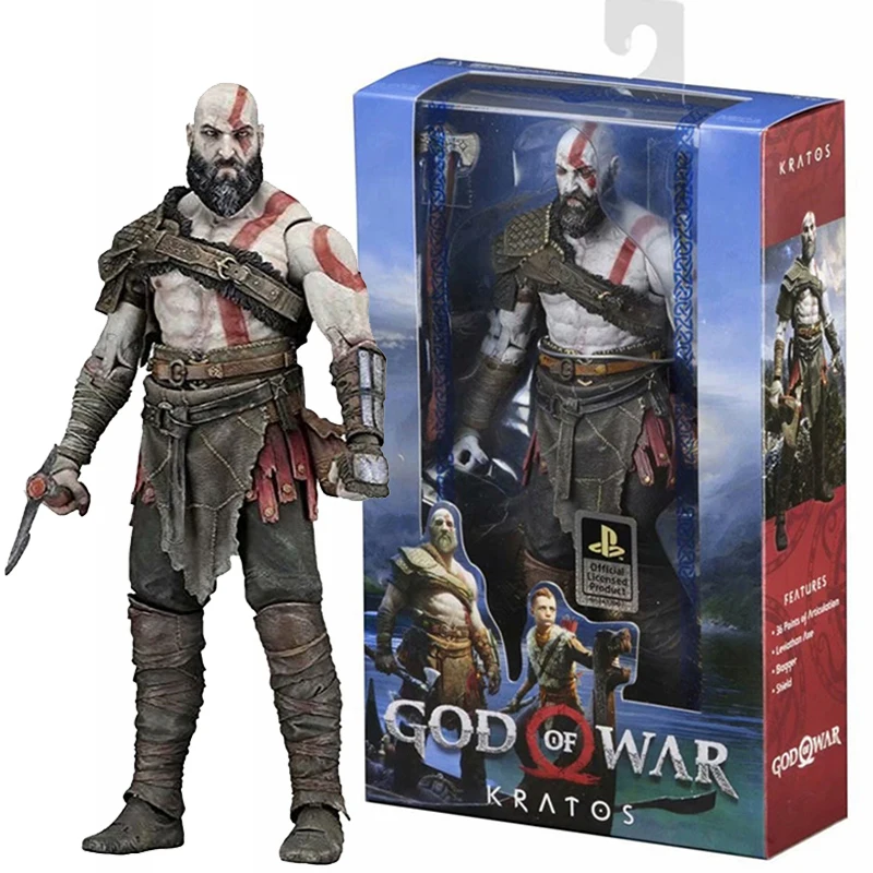 Neca god of war 3 ps4 kratos action figure classic game pvc ghost of sparta figurine thumb200