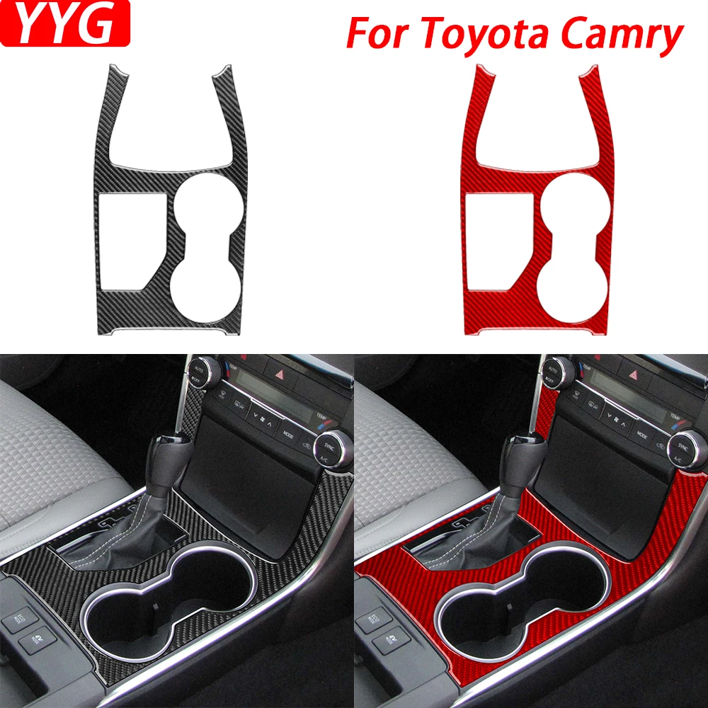 For Toyota Camry 2015 2016 2017 Accessories Carbon Fiber Gear Shift Control - £43.14 GBP