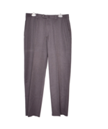 Haggar Men&#39;s Grey Dress Pants Size 34x29 - £9.28 GBP