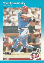 1987 Fleer Tom Brunansky 537 Twins - £0.79 GBP