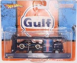 Custom Hot Wheels Team Transport Gulf Oil Racing &#39;67 Chevy Camaro - £136.29 GBP