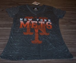 Vintage Style Women&#39;s Teen New York Mets Mlb Baseball T-shirt Large New w/ Tag - £15.82 GBP