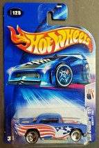 2004 Hot Wheels 1957 Chevy Star Spangled 3/5 #125 Blue Patriotic HW11 - £7.85 GBP