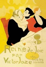 Reine de Joie (Queen of Joy) by Henri de Toulouse-Lautrec - Art Print - £17.22 GBP+