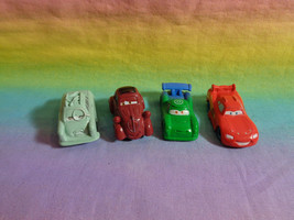 Disney Pixar Cars Miniature Plastic 4 Different Figures / Cake Toppers - £2.28 GBP