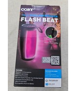 Coby True Wireless Portable Party Speaker Flash Beat Bluetooth FM Radio NIB - $17.50