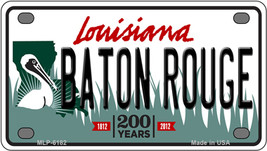 Baton Rouge Louisiana Novelty Mini Metal License Plate Tag - £11.73 GBP