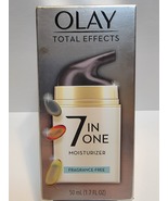 New Olay Total Effects 7 In 1 Moisturizer For Face Fragrance Free 1.7 OZ... - £3.93 GBP