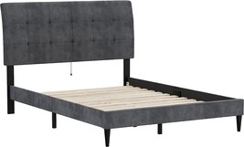 Queen-Size Dark Gray Hillsdale Blakely Upholstered Bed. - £186.26 GBP
