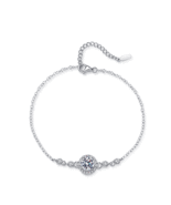 Symmetrical Disc Fashion Moissanite Bracelet - $108.53 CAD
