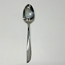 Oneida TWIN STAR Pierced Serving Spoon 8-3/8&quot; Stainless Flatware Community MCM - $13.99