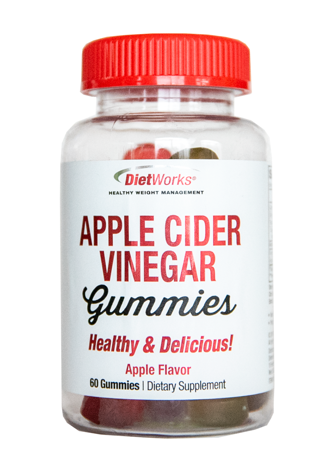 DietWorks Apple Cider Vinegar Gummies Dietary Supplement, Weight Loss 60 CT..+ - $19.79
