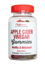 DietWorks Apple Cider Vinegar Gummies Dietary Supplement, Weight Loss 60 CT..+ - £15.65 GBP
