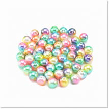 200PCS Colourful Acrylic Crystal Round Beads - DIY Jewelry Making Charms for Art - $27.71