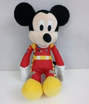 Disney Store Roadster Racer Mickey Mouse 9&quot;  Mini Bean Bag Plush - £7.61 GBP