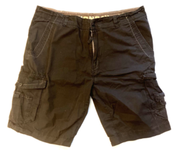 Union Bay Cargo Shorts Mens 42 Black Hiking Outdoors Camping Distressed ... - £10.16 GBP