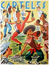 450.Quality Design Poster&quot;Street Performers in Havana&quot; !Funny! retro interior - $16.20+