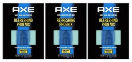 (3 Ct) AXE Refreshing Phoenix Body Hair And Face Bar Soap 4.50 oz Bars - £22.20 GBP