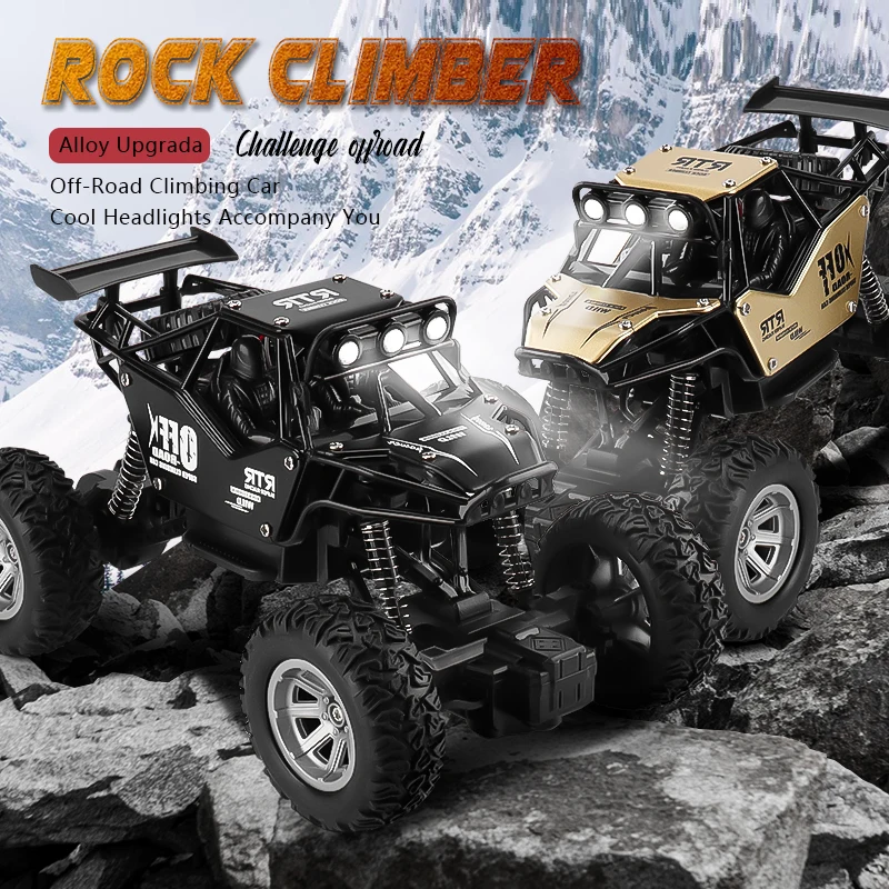 Children&#39;s Remote Control Alloy Climbing Car RC Light Alloy 1:20 Climbin... - £33.37 GBP