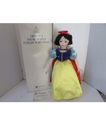 DISNEY COLLECTION SNOW WHITE DOLL GOLDEN ANNIVERSARY 17&quot; COA BOX LTD ED - $14.80