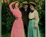 Comic Romance A Couple of Good Propositions On Hand 1912 DB Postcard F6 - $2.92