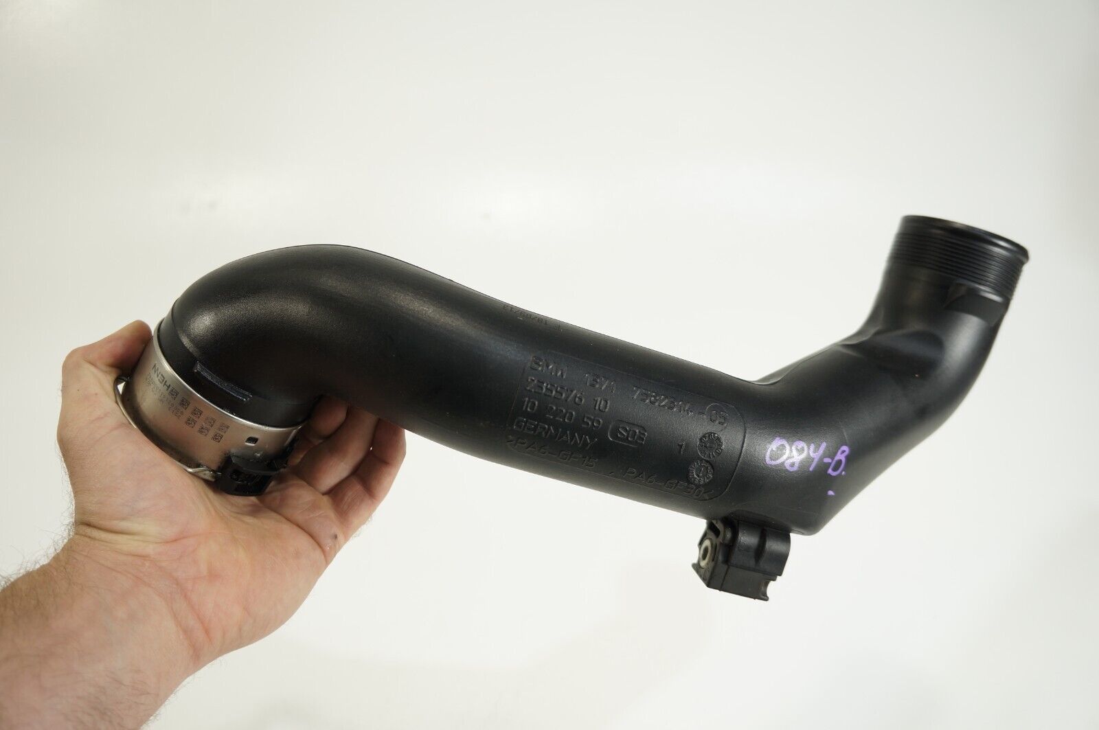 2011-2016 bmw 535i 640i 740i n55 turbocharger left side air intake duct oem - $51.00
