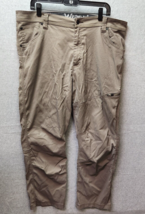 Wrangler ATG Utility Pants Men&#39;s Size 40x30 Beige Synthetic Nylon Straight - £15.78 GBP