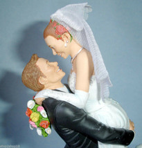 Lenox FOREVER ONE Ivory Bride &amp; Groom Cake Topper Figurine Thomas Blacks... - $94.90