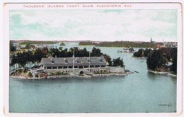 Postcard Thousand Islands Yacht Club Alexandria Bay New York - £3.88 GBP