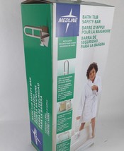 Medline White Clamp On Bath Tub Safety Bar Handle - New in Box - £23.45 GBP