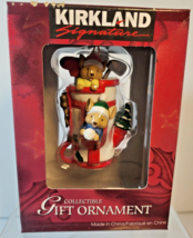 KIRKLAND SIGNATURE MICE IN HOLIDAY GOLF BAG ORNAMENT NIB CB1676 1998 Vin... - $6.79