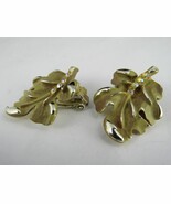 1950&#39;s vintage &quot;BSK&quot; EARINGS gold tone ESTATE SALE clip on - $230.87 MXN
